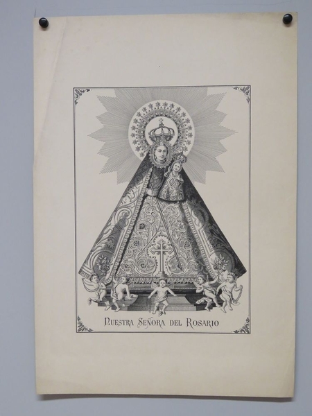 NUESTRA SENORA DEL ROSARIO. (titre inscrit, espagnol) ; Notre-Dame du Rosaire (titre traduit)