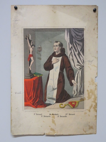 St. Bernard. (titre inscrit, français, allemand, anglais, espagnol, italien)