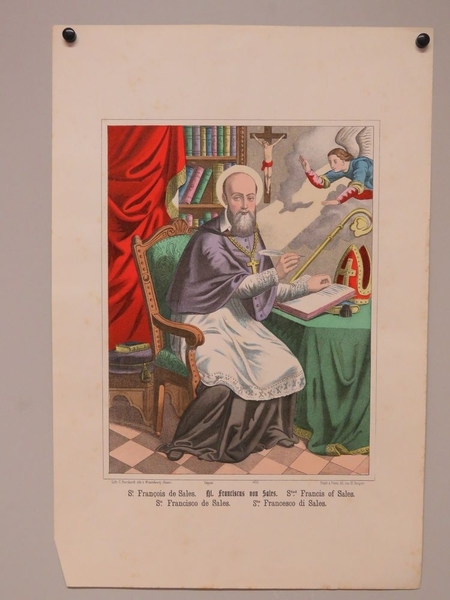 St. François de Sales. (titre inscrit, français, allemand, anglais, espagnol, italien)