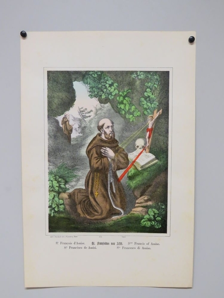 St. François d'Assise. (titre inscrit, français, allemand, anglais, espagnol, italien)