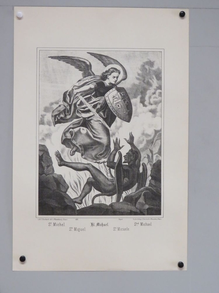 St. Michel. (titre inscrit, français, allemand, anglais, espagnol, italien)