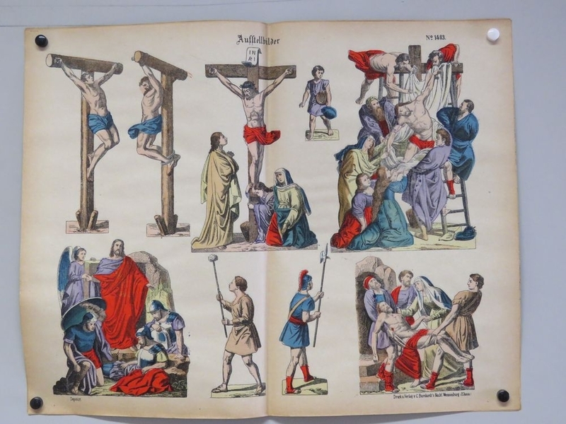 Aufstellbilder. (titre inscrit, allemand)