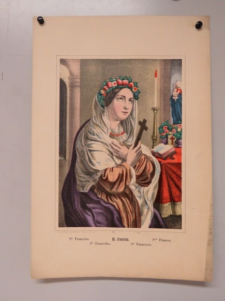 Ste. Françoise. (titre inscrit, français, allemand, anglais, espagnol, italien)