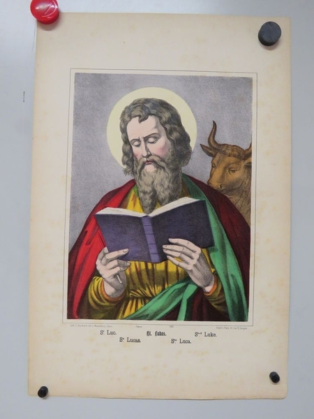 St. Luc. (titre inscrit, français, allemand, anglais, espagnol, italien)