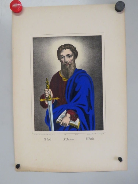 St. Paul. (titre inscrit, français, allemand, espagnol)
