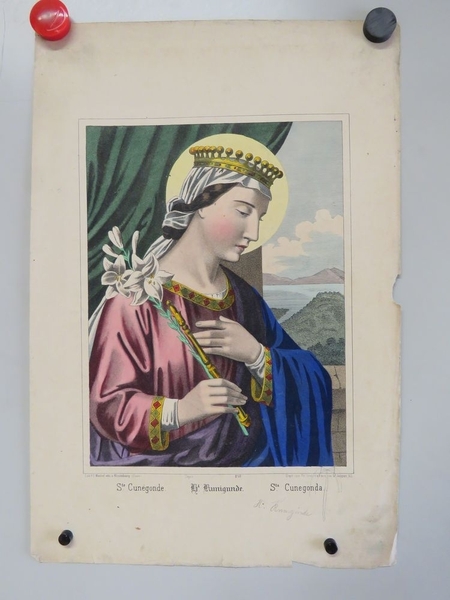 Ste. Cunégonde. (titre inscrit, français, allemand, espagnol)
