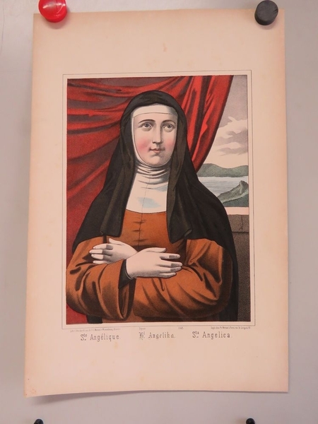 Ste. Angélique. (titre inscrit, français, allemand, espagnol)