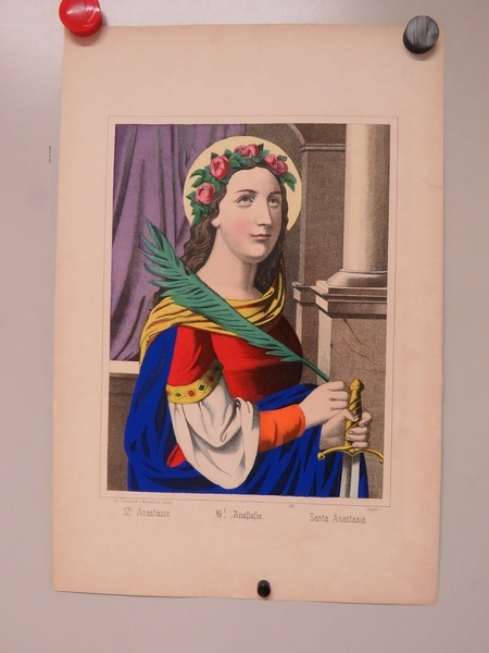 Ste. Anastasie. (titre inscrit, français, allemand, espagnol)