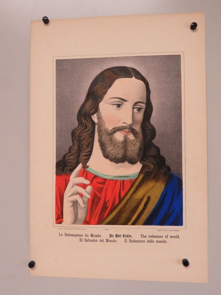 Le Rédempteur du Monde. (titre inscrit, français, allemand, anglais, espagnol, italien)