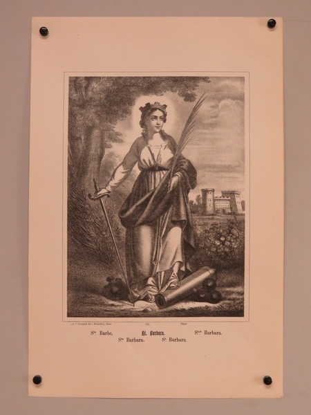 Ste. Barbe. (titre inscrit, français)