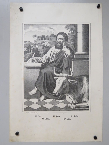 St. Luc. (titre inscrit, français, allemand, anglais, espagnol, italien)