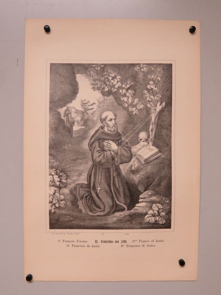St. François d'Assise. (titre inscrit, français, allemand, anglais, espagnol, italien)