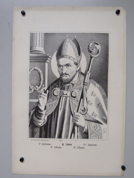 St. Alphonse. (titre inscrit, français, allemand, anglais, espagnol, italien)