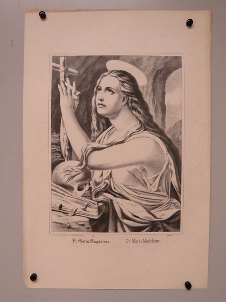 Ste. Marie-Madeleine. (titre inscrit, allemand, français)