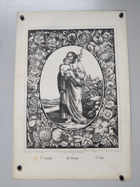 St. Joseph. (titre inscrit, français, allemand, espagnol)