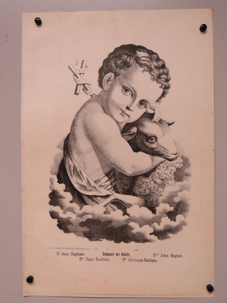 St. Jean Baptiste. (titre inscrit, français, allemand, anglais, espagnol, italien)