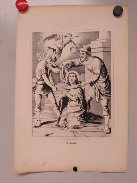 Ste. Eusébie. (titre inscrit, français)