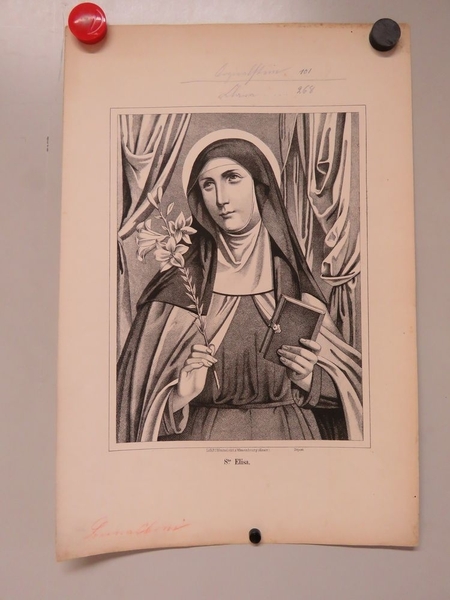 Ste. Elisa. (titre inscrit)