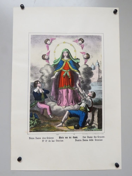 Notre Dame des Grâces. (titre inscrit, français, allemand, anglais, espagnol, italien)