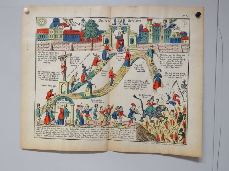 Das neue Jerusalem. (titre inscrit, allemand) La nouvelle Jérusalem. (titre traduit)