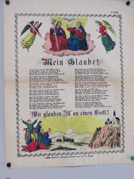 Mein Glaube ! / Wir glauben All'an einen Gott ! (titre inscrit, allemand) ; Ma foi ! / Nous croyons tous en un Dieu ! (titre traduit)