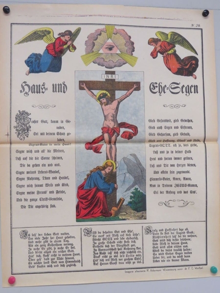 Haus-und Ehe-Segen (titre inscrit, allemand) ; Bénédiction du foyer et du mariage (titre traduit)