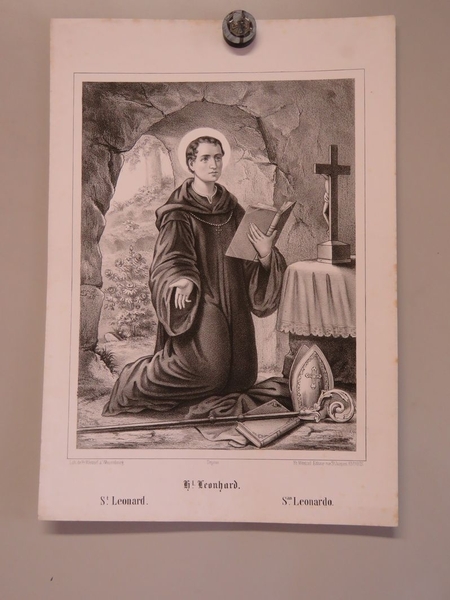 St. Leonard. (titre inscrit, allemand, français, espagnol)
