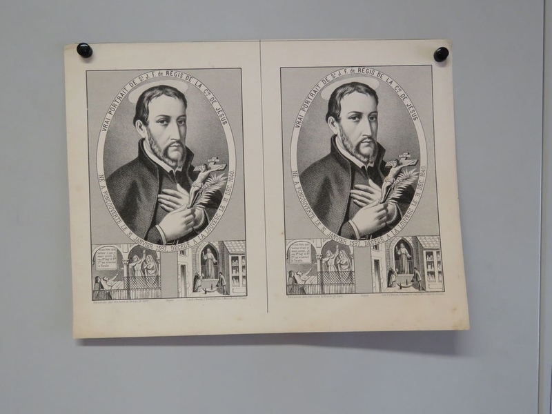 VRAI PORTRAIT DE St. J. F. de REGIS DE LA Cie DE JESUS (titre inscrit, français)