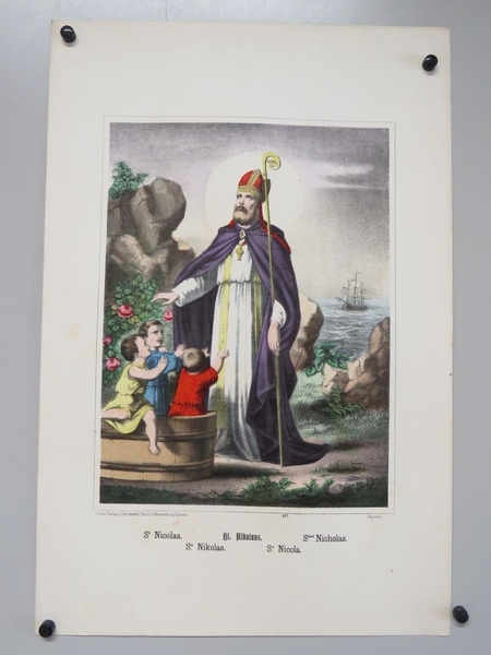 St. Nicolas. (titre inscrit, français, allemand, anglais, espagnol, italien)