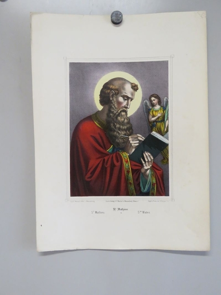 St. Mathieu. (titre inscrit, français, allemand, espagnol)