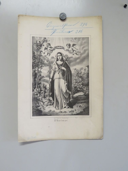 Ste. Hortense. (titre inscrit, français)