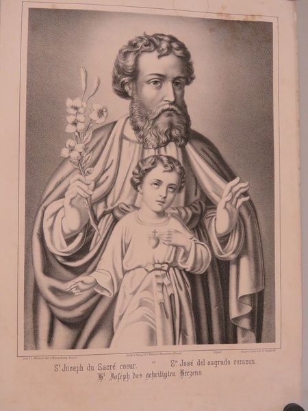 St. Joseph du Sacré coeur. (titre inscrit, français, espagnol, allemand)