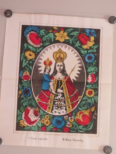 Ste. Vierge Lakowsky. (titre inscrit, polonais)