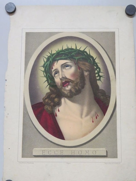 ECCE HOMO. (titre inscrit, latin)