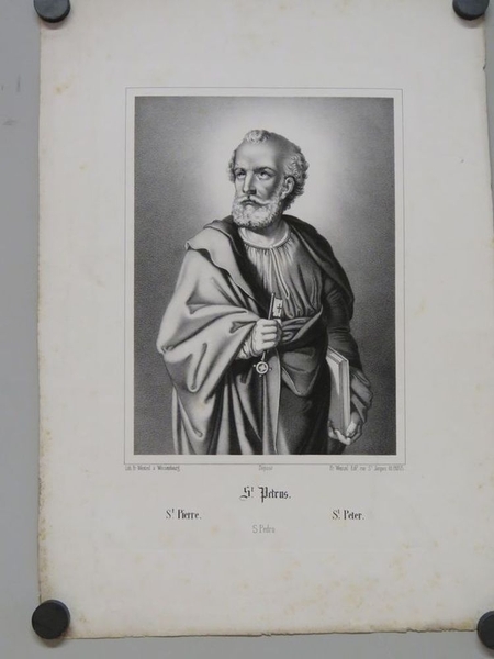 St. Pierre. (titre inscrit, allemand, français, anglais, espagnol)