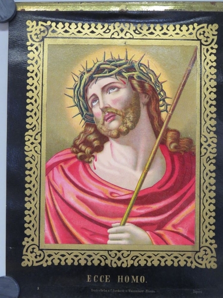 ECCE HOMO. (titre inscrit, latin)