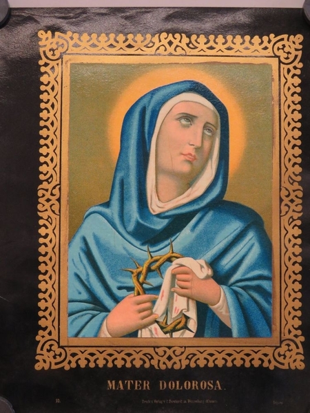 Mater Dolorosa. (titre inscrit, latin)