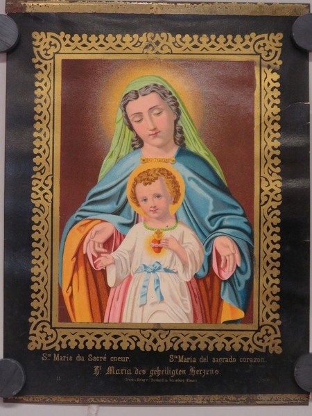Ste. Marie du Sacré coeur. (titre inscrit, français, espagnol, allemand)