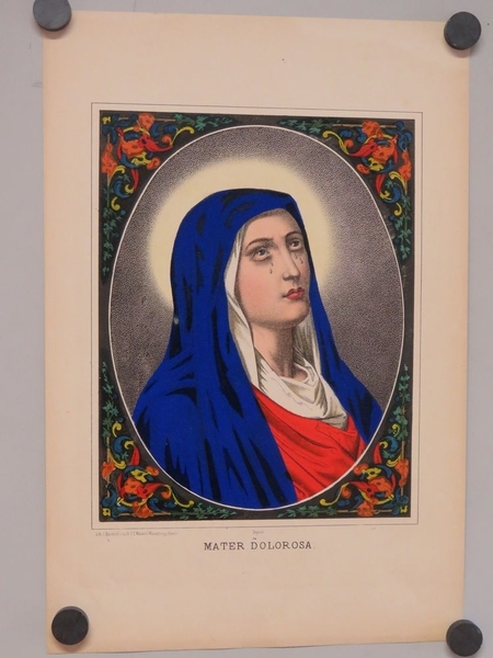 MATER DOLOROSA. (titre inscrit, latin)