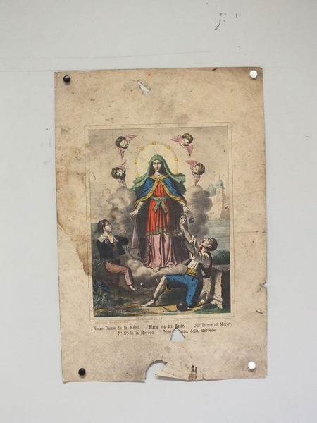 Notre Dame de la Merci. (titre inscrit, français, allemand, anglais, espagnol, italien)