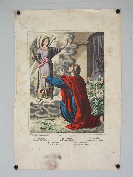 St. Joachim, père de la Ste Vierge. (titre inscrit, français, allemand, anglais, espagnol, italien)