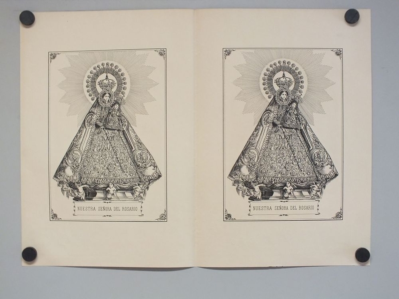 NUESTRA SENORA DEL ROSARIO. (titre inscrit, espagnol) ; Notre-Dame du Rosaire (titre traduit)