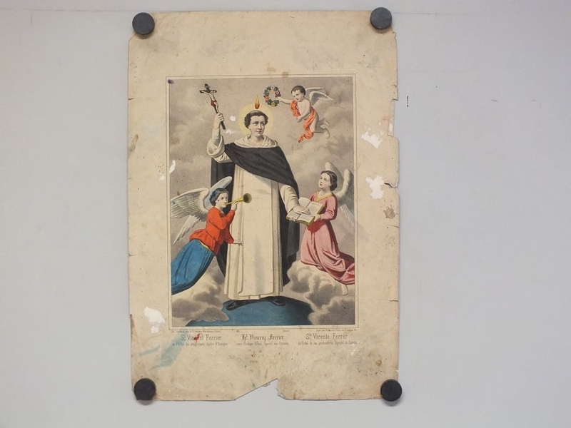 St. Vincent-Ferrier de l'Ordre des prédicateurs. Apôtre d'Espagne. (titre inscrit, français, allemand, espagnol)