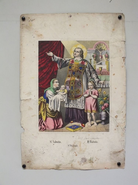 St. Valentin. (titre inscrit, français, allemand, ?)