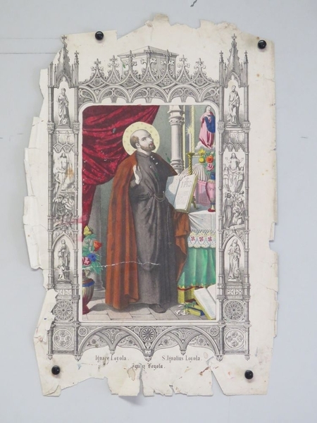 Ignace Loyola (titre inscrit, français, espagnol, allemand)