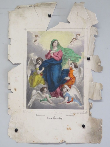 Assomption. (titre inscrit, français, espagnol, allemand)