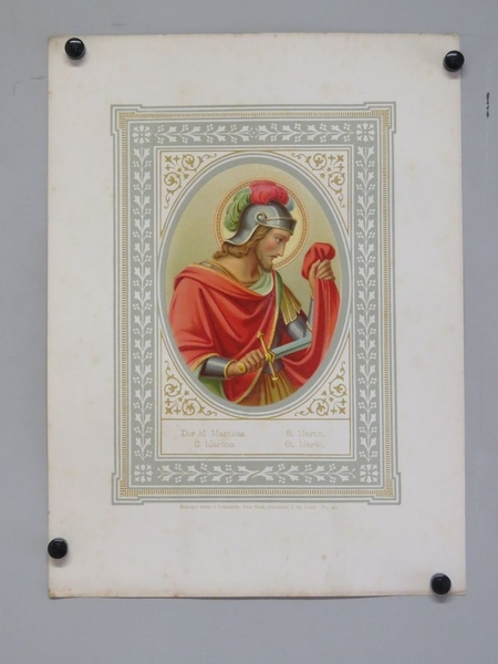 S. Martin. (titre inscrit, allemand, français, anglais, espagnol)