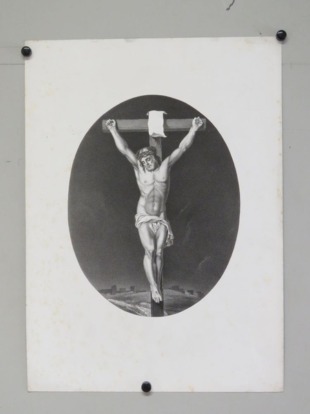 Jésus sur la croix. (titre factice)