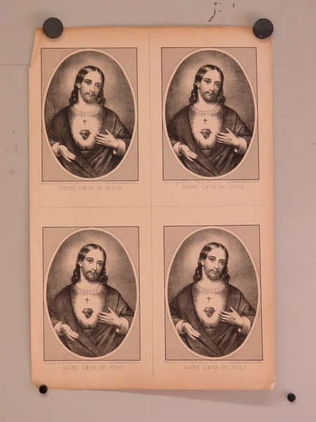 SACRE COEUR DE JESUS. (titre inscrit, français)