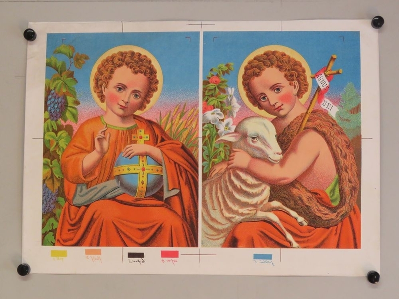 Le sauveur du monde. / Saint Jean-Baptiste. (titre factice)